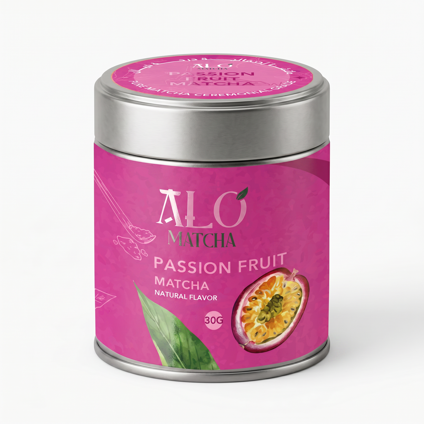 Passionfruit Matcha — Tin 30g
